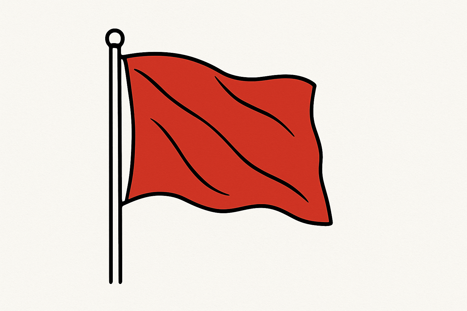 A red flag.